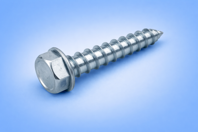 Vite autofilettante testa esagonale finta rondella